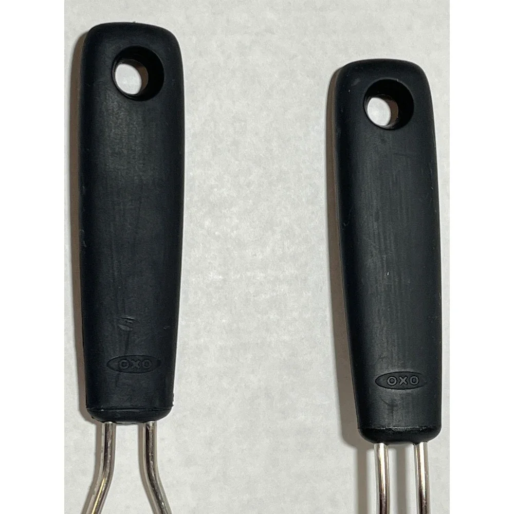 OXO Good Grips Black Nylon Spatula and Serrated Pie Server Utensil Set 2 Piece